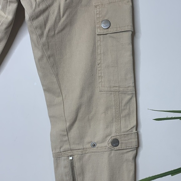 Blank NYC | Khaki Tan Skinny Cargo Zipper 6 Pocket Jeans Pants 26 - Picture 11 of 17